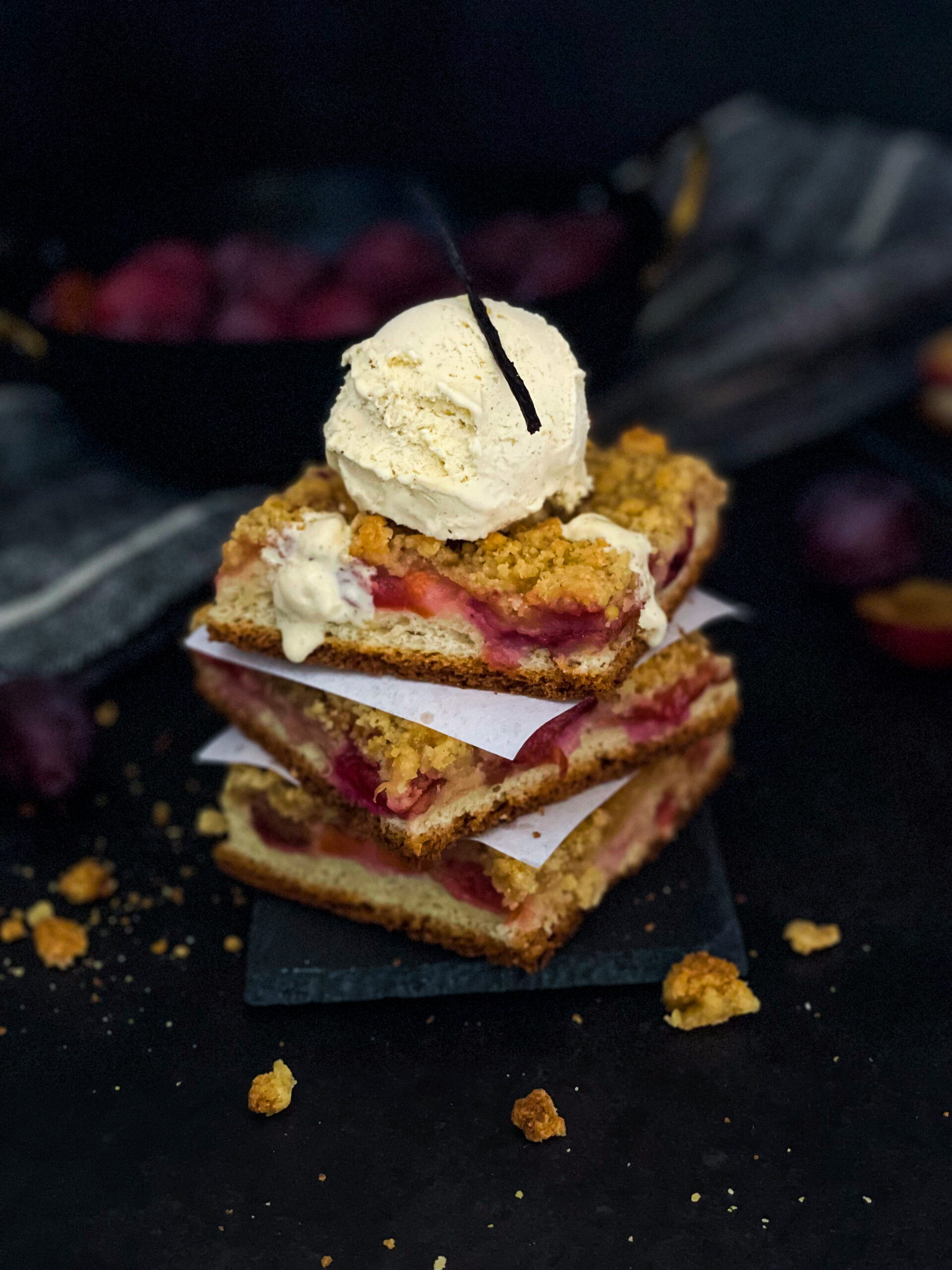 Zwetschgenkuchen mit Mandelstreusel