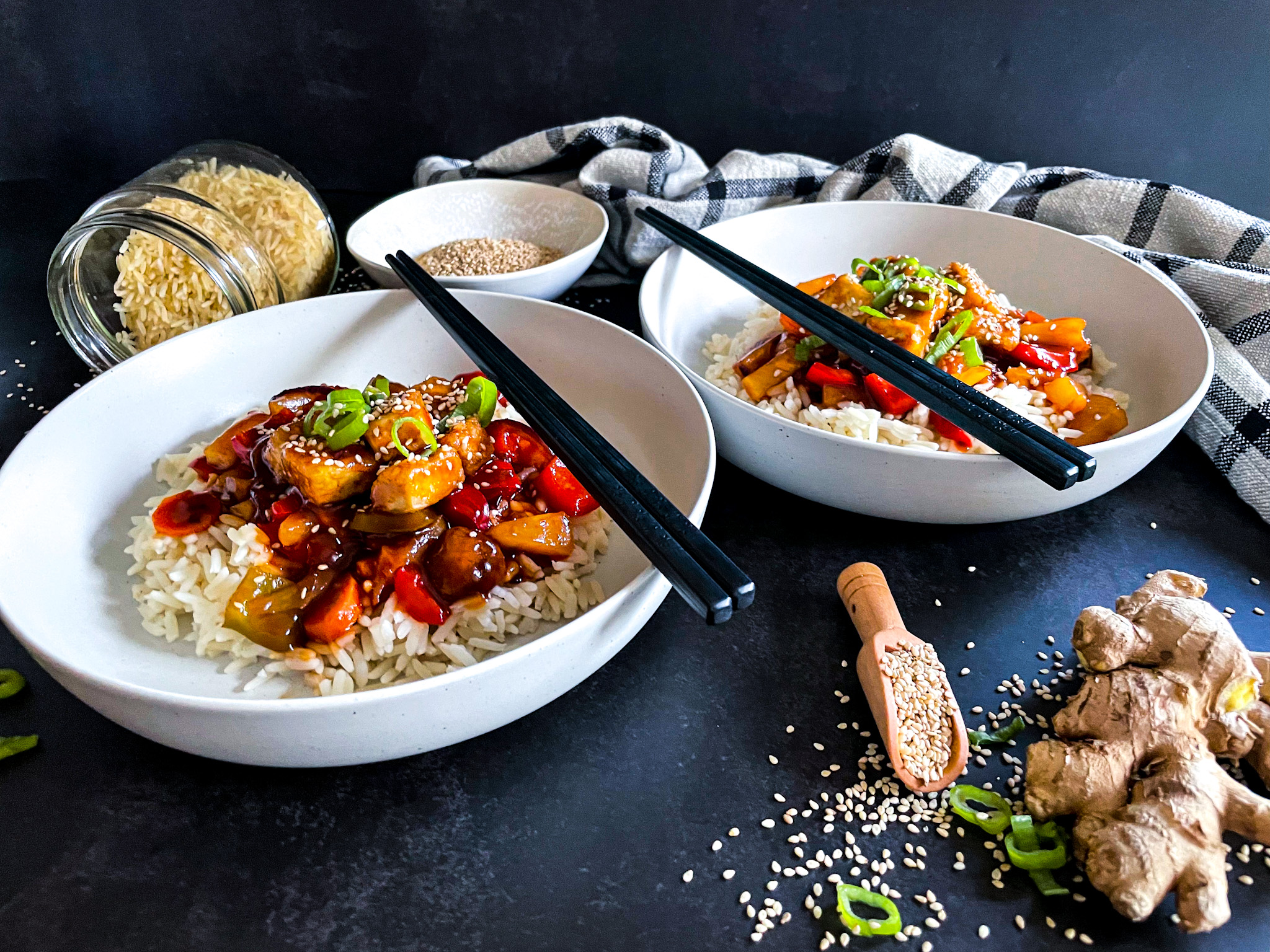 Tofu süß-sauer