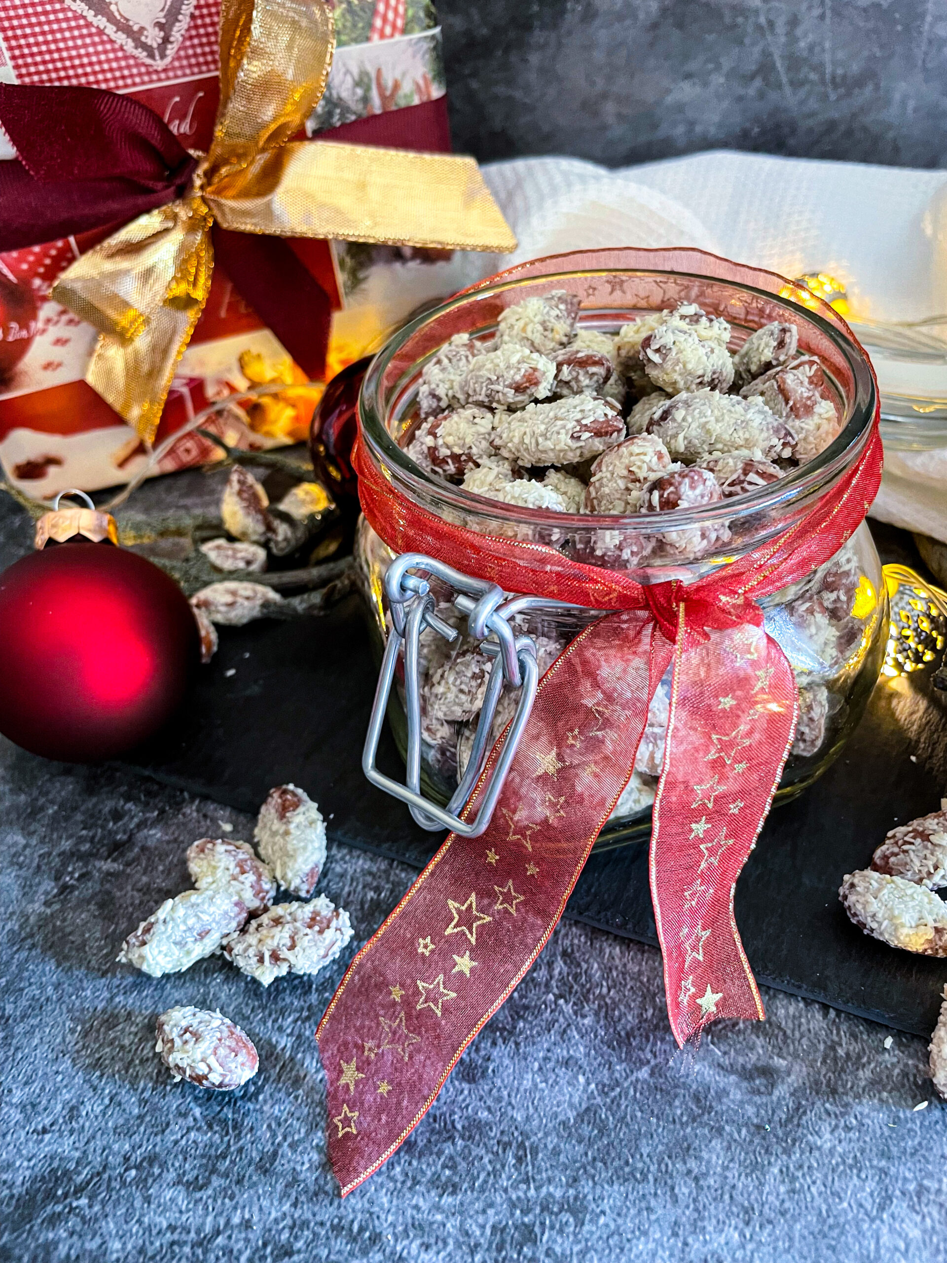 Weihnachtsmarkt-Kokosmandeln